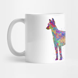 Greyhound dog watercolor Mug